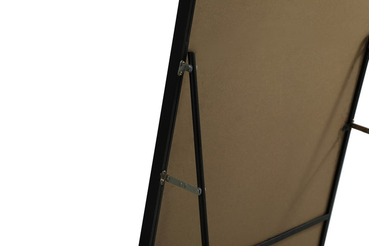 Metal Frame Arch Full Length Mirror 35X66 Inch In Black