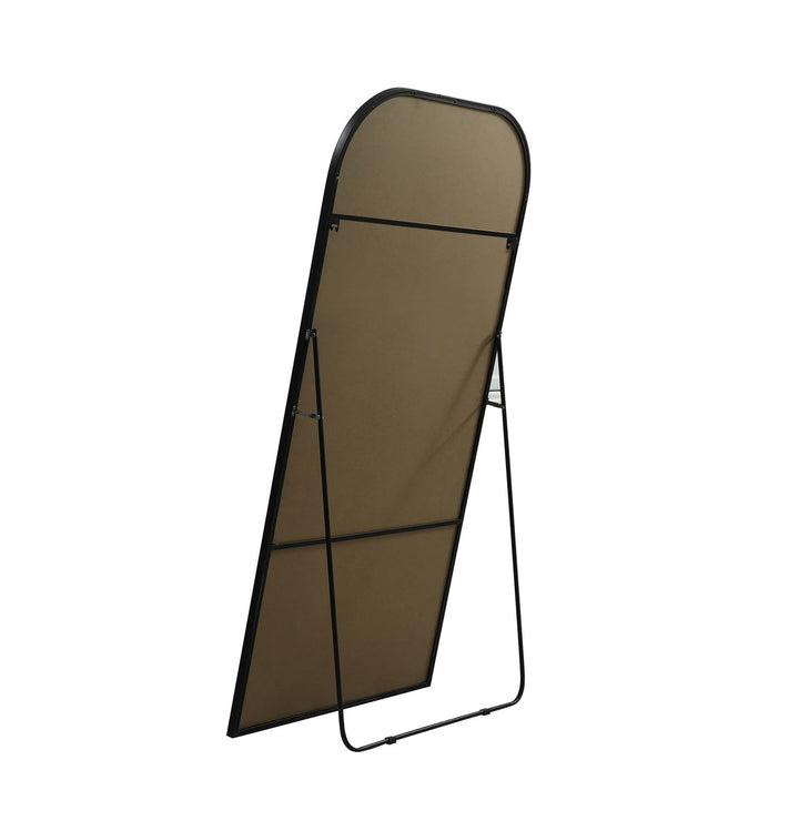 Metal Frame Arch Full Length Mirror 35X72 Inch In Black