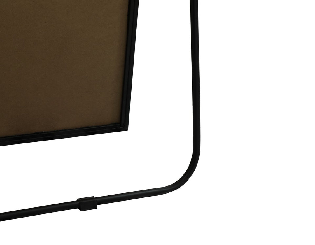 Metal Frame Arch Full Length Mirror 35X72 Inch In Black