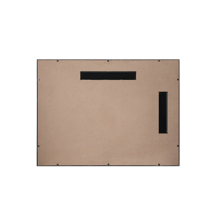 French Panel Wall Mirror 30X40 Inch In Black