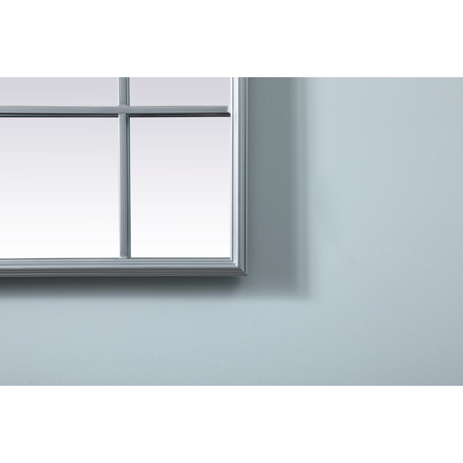 French Panel Wall Mirror 30X40 Inch In Silver