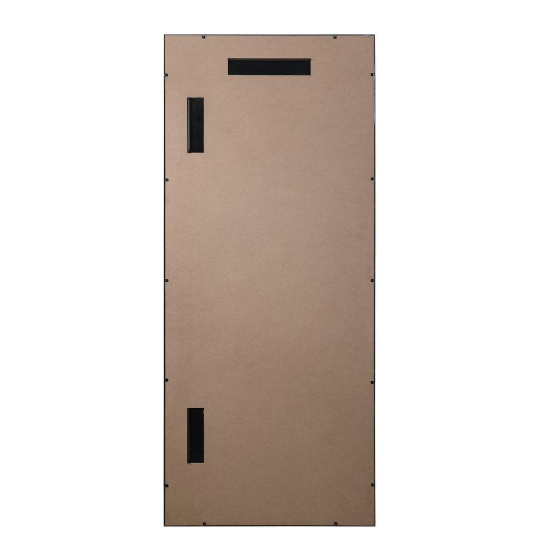 French Panel Full Length Mirror 30X70 Inch In Black
