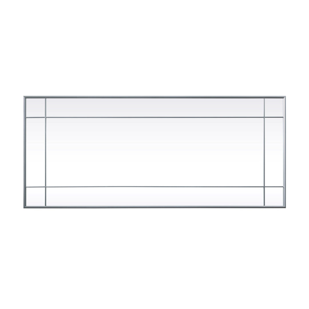 French Panel Full Length Mirror 30X70 Inch In Silver