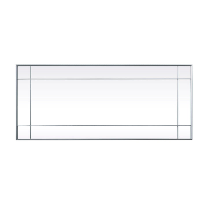 French Panel Full Length Mirror 30X70 Inch In Silver
