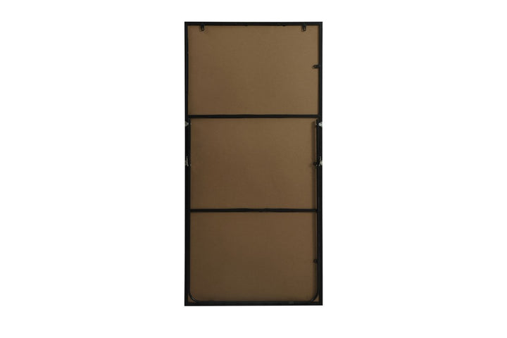 Metal Frame Rectangle Full Length Mirror 30X60 Inch In Black