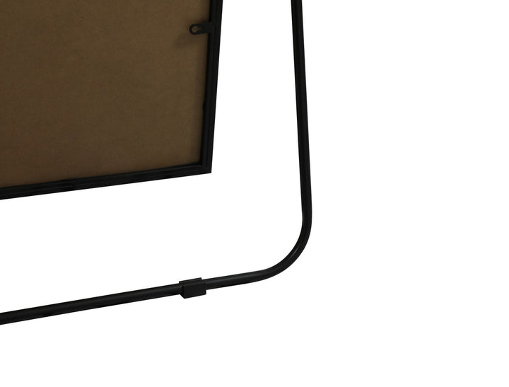 Metal Frame Rectangle Full Length Mirror 30X72 Inch In Black