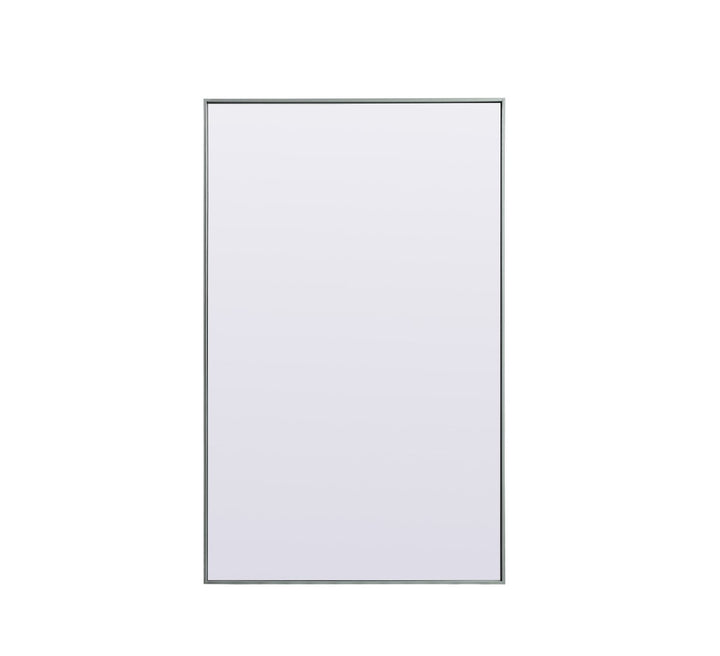 Metal Frame Rectangle Full Length Mirror 36X60 Inch In Silver by Elegant Decor