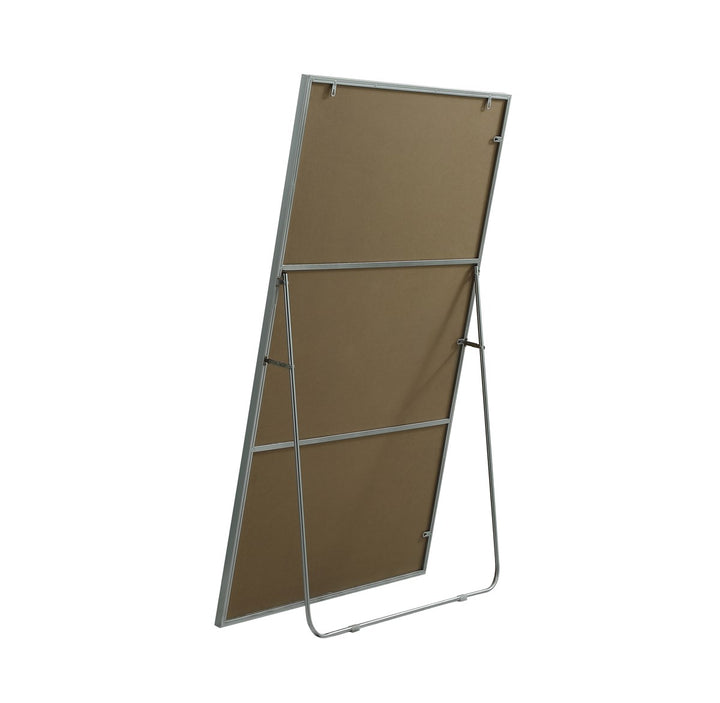 Metal Frame Rectangle Full Length Mirror 36X60 Inch In Silver