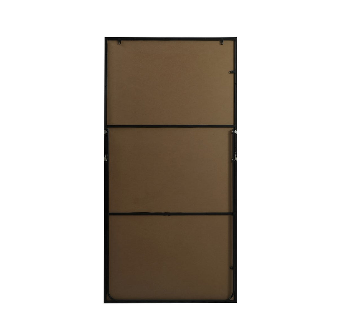 Metal Frame Rectangle Full Length Mirror 36X72 Inch In Black