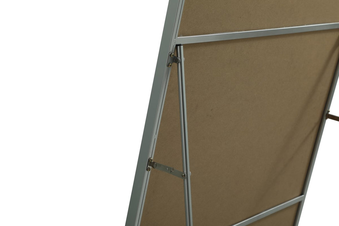 Metal Frame Rectangle Full Length Mirror 36X72 Inch In Silver