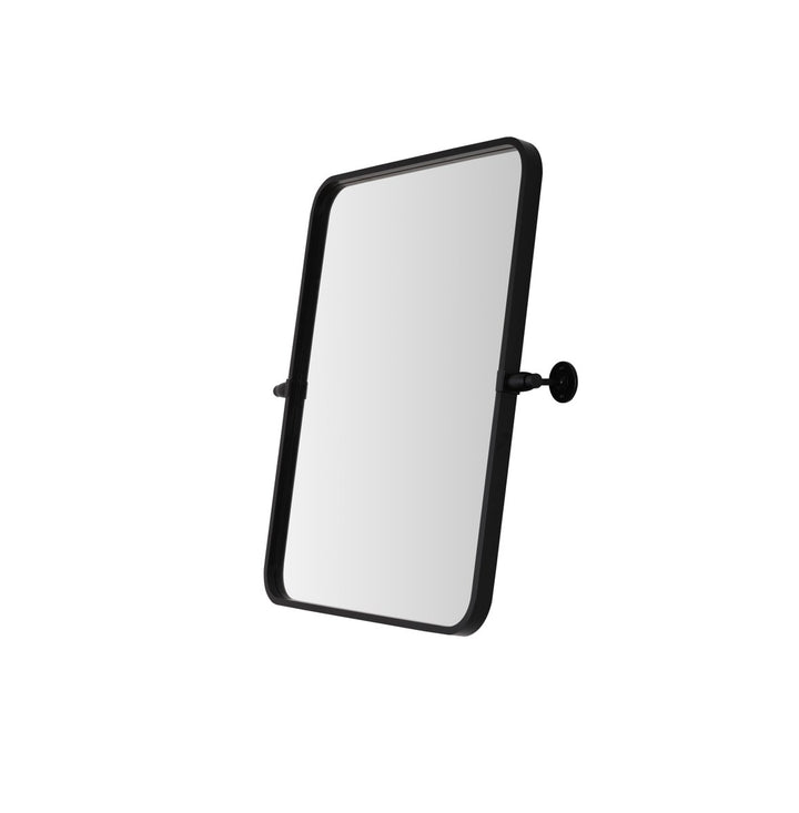 Soft Corner Pivot Mirror 20X24 Inch In Black