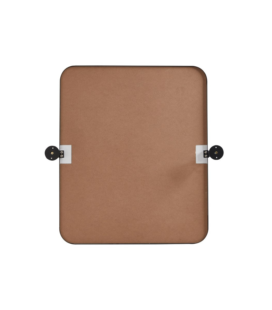 Soft Corner Pivot Mirror 20X24 Inch In Black