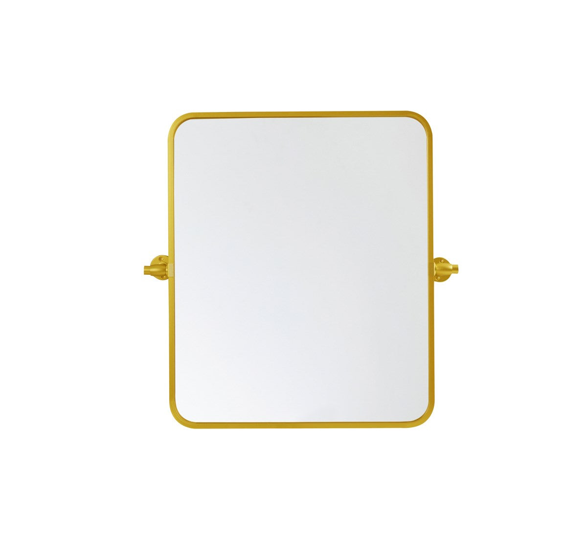 Soft Corner Pivot Mirror 20X24 Inch In Gold by Elegant Decor