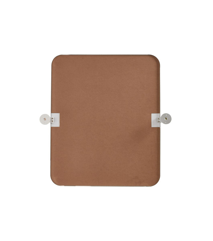 Soft Corner Pivot Mirror 20X24 Inch In Silver
