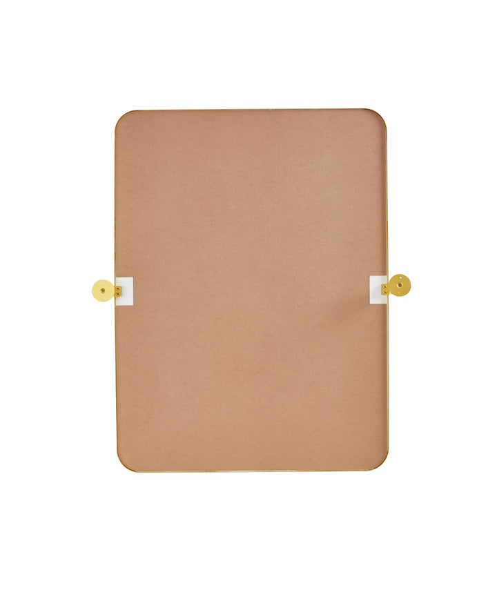 Soft Corner Pivot Mirror 24X32 Inch In Gold