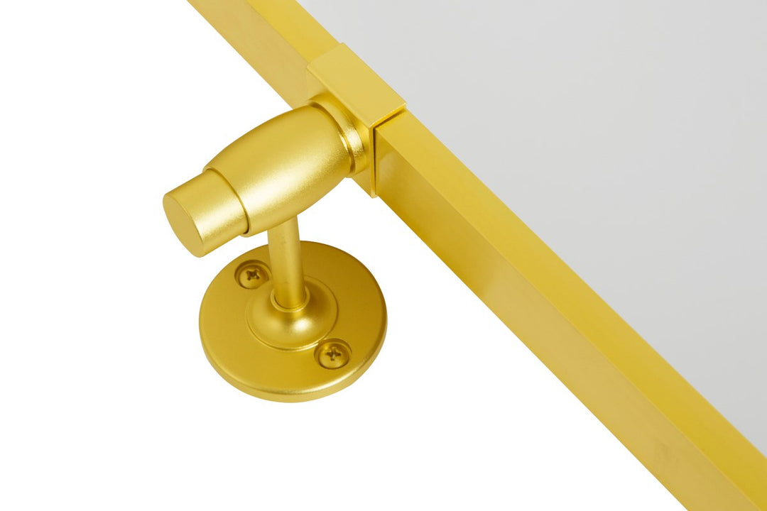 Rectangle Pivot Mirror 24X20 Inch In Gold