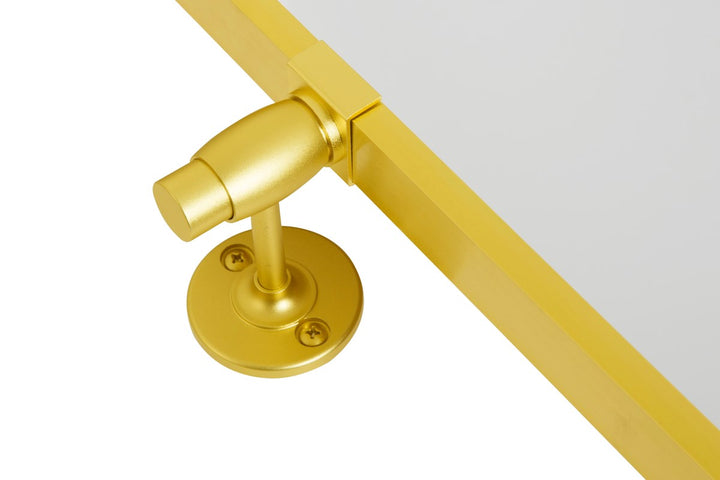 Rectangle Pivot Mirror 24X20 Inch In Gold
