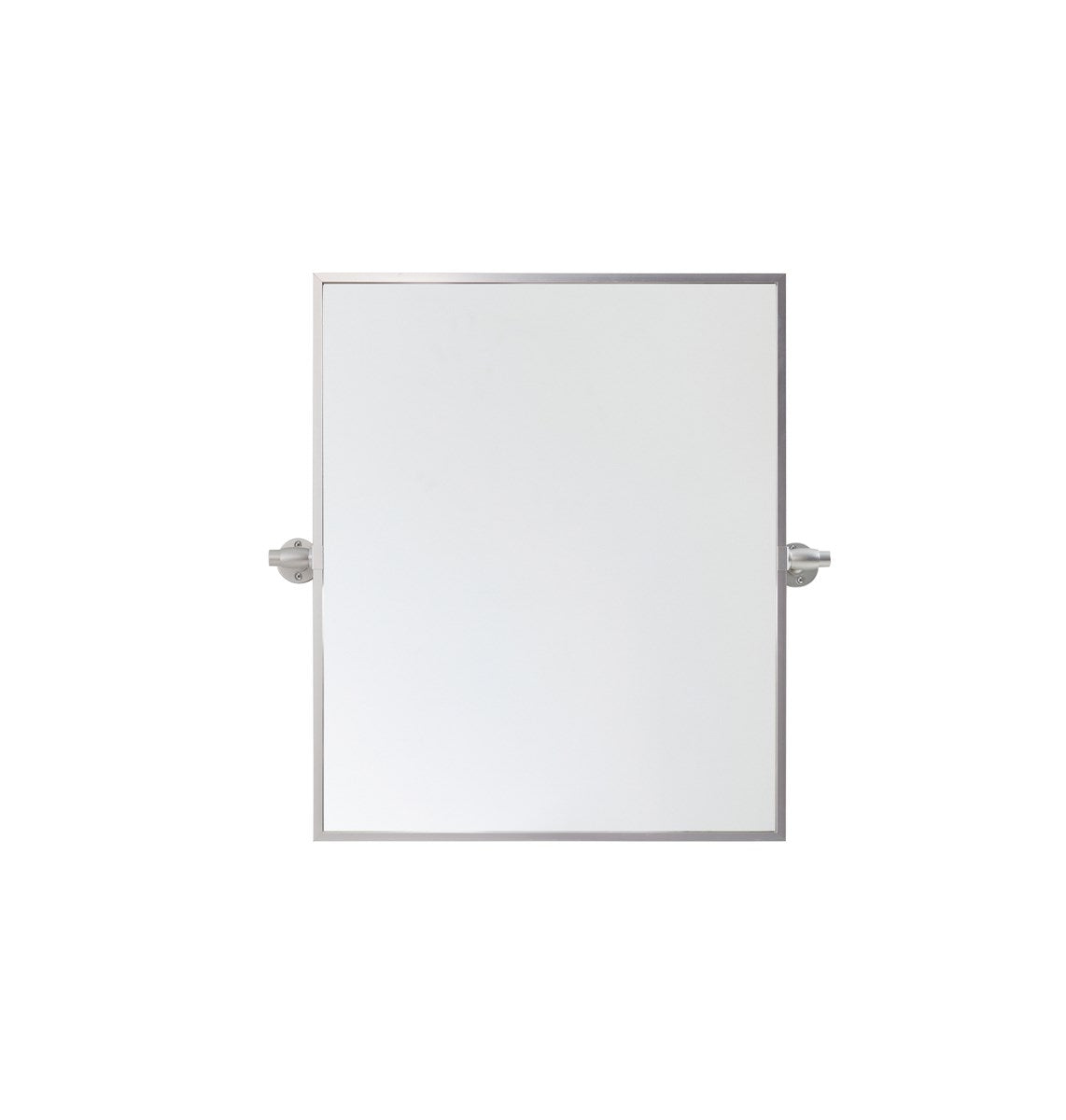 Rectangle Pivot Mirror 24X20 Inch In Silver by Elegant Decor