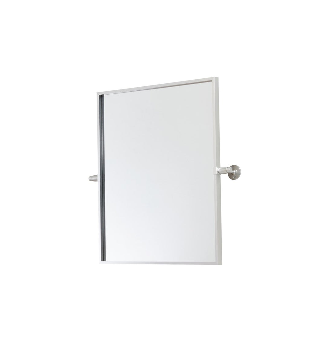 Rectangle Pivot Mirror 24X20 Inch In Silver