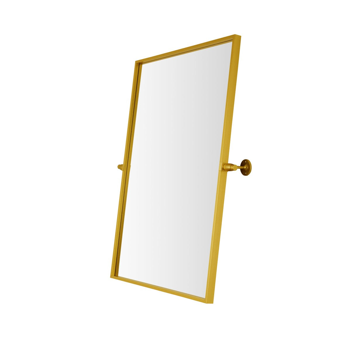 Rectangle Pivot Mirror 24X32 Inch In Gold