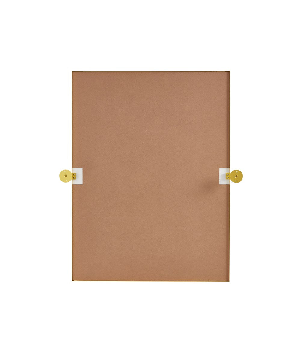 Rectangle Pivot Mirror 24X32 Inch In Gold