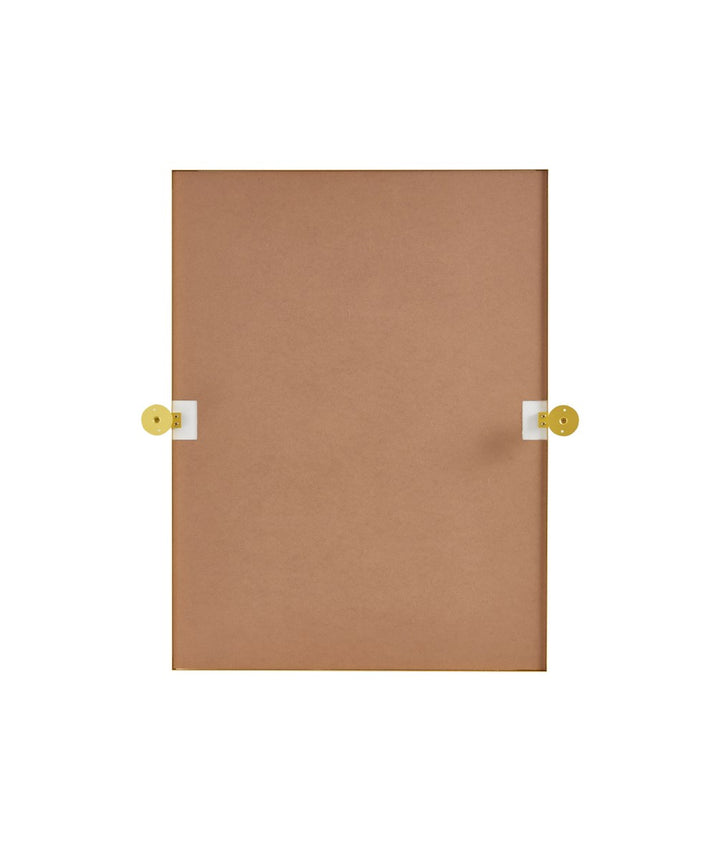 Rectangle Pivot Mirror 24X32 Inch In Gold