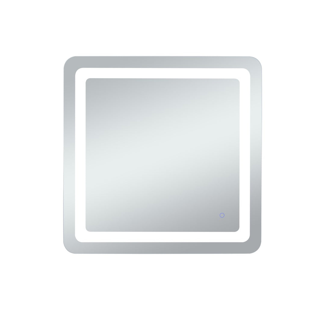 30In X 30In Soft Edge Led Mirror by Elegant Decor