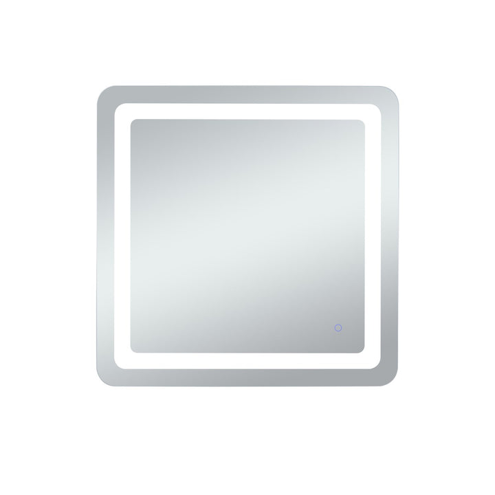 30In X 30In Soft Edge Led Mirror by Elegant Decor