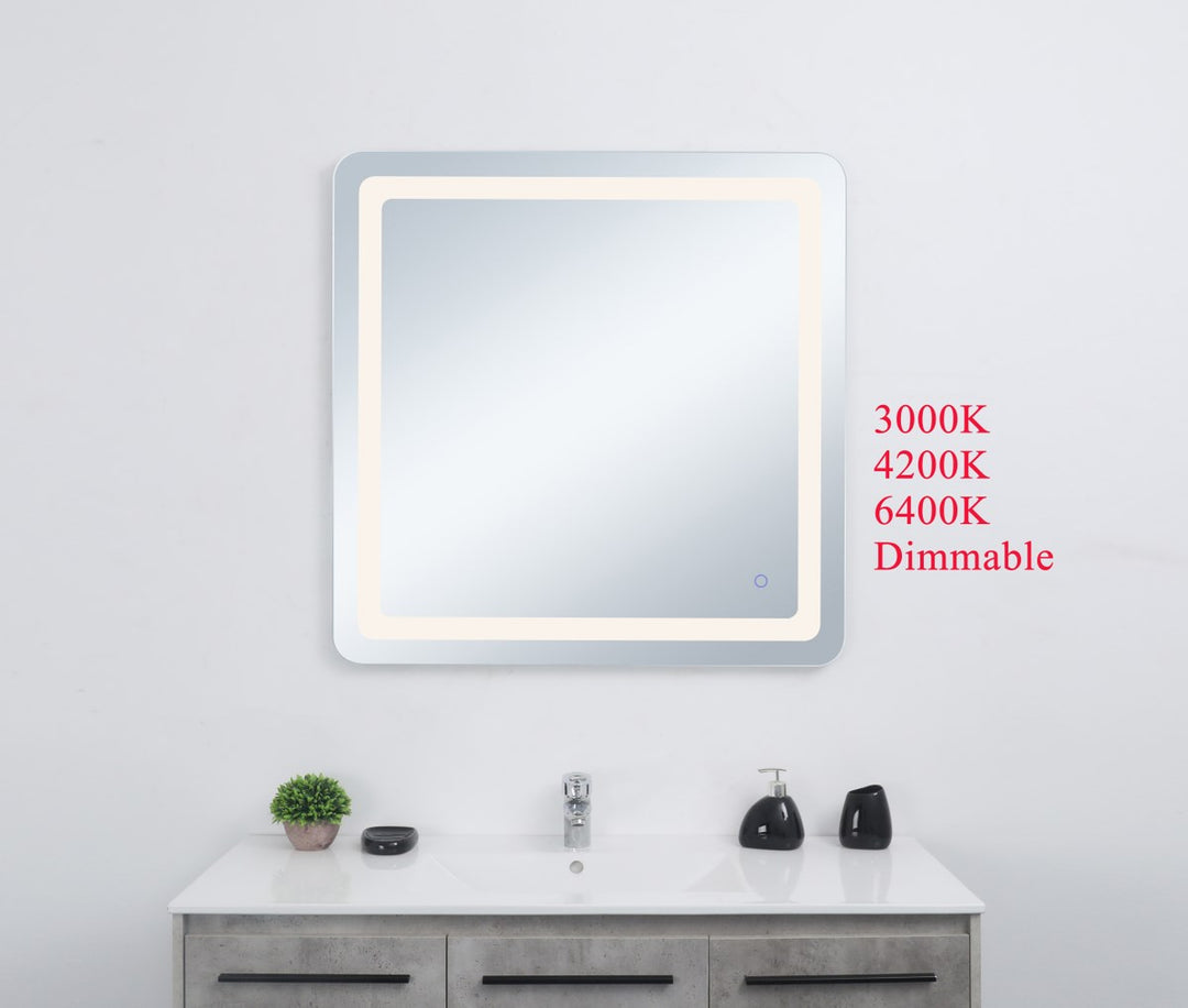 36In X 36In Soft Edge Led Mirror