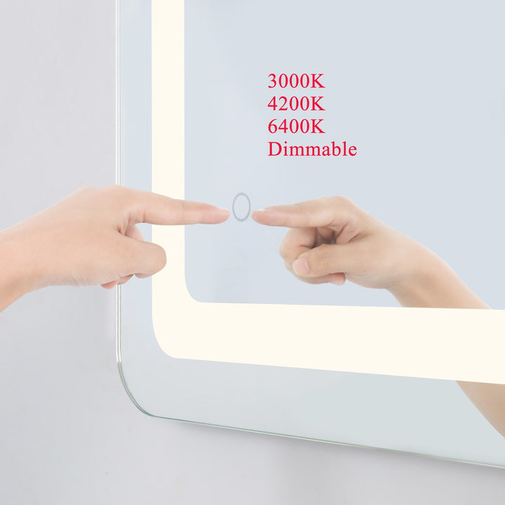 42In X 60In Soft Edge Led Mirror