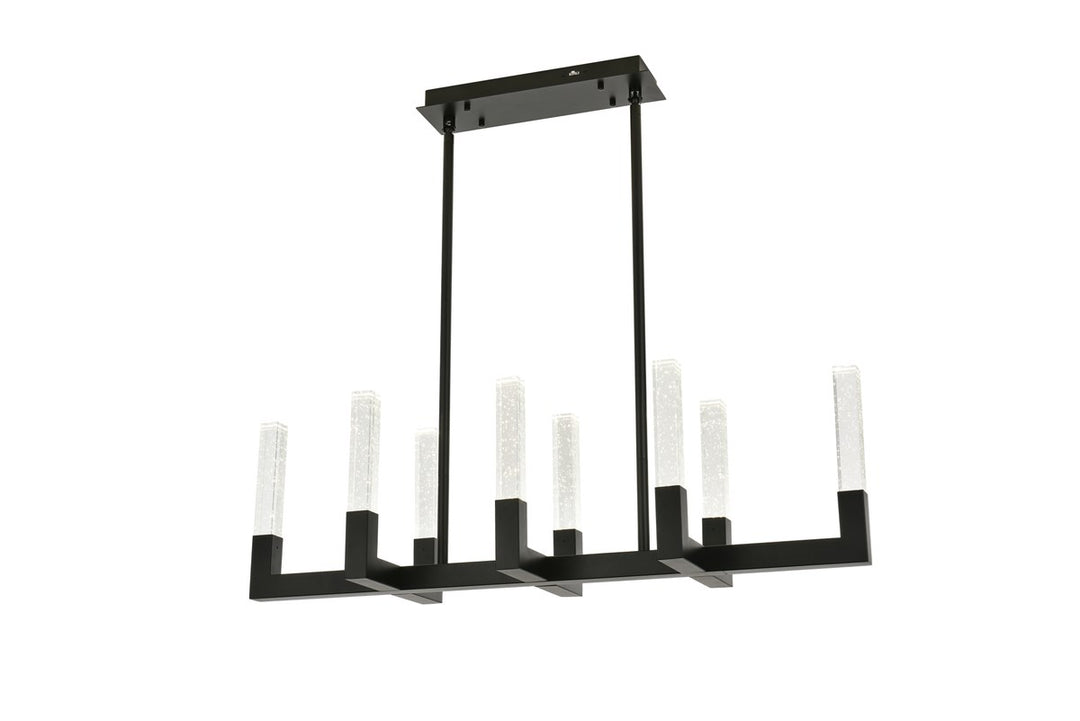 42 Inch Adjustable Led Pendant In Black