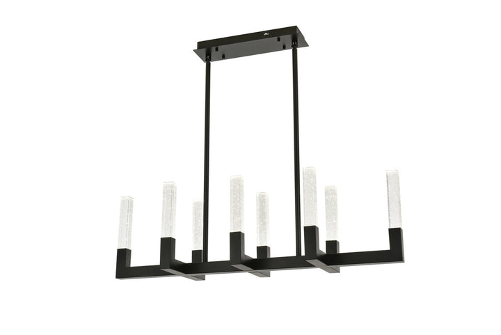 42 Inch Adjustable Led Pendant In Black