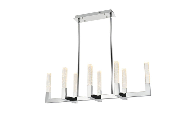 42 Inch Adjustable Led Pendant In Chrome