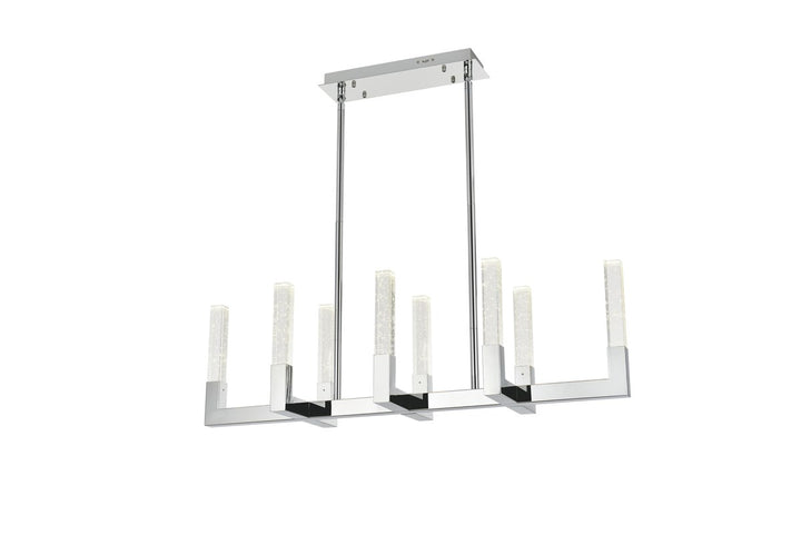 42 Inch Adjustable Led Pendant In Chrome