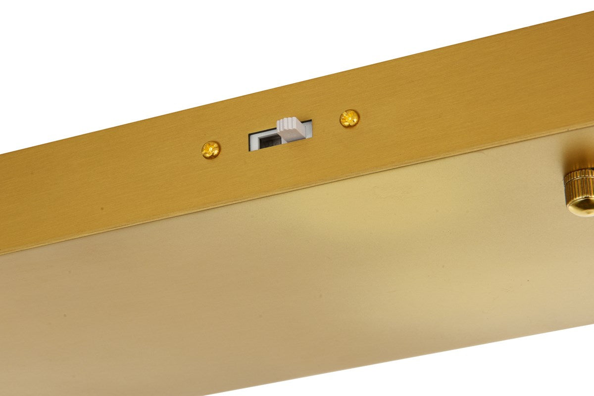 42 Inch Adjustable Led Pendant In Satin Gold