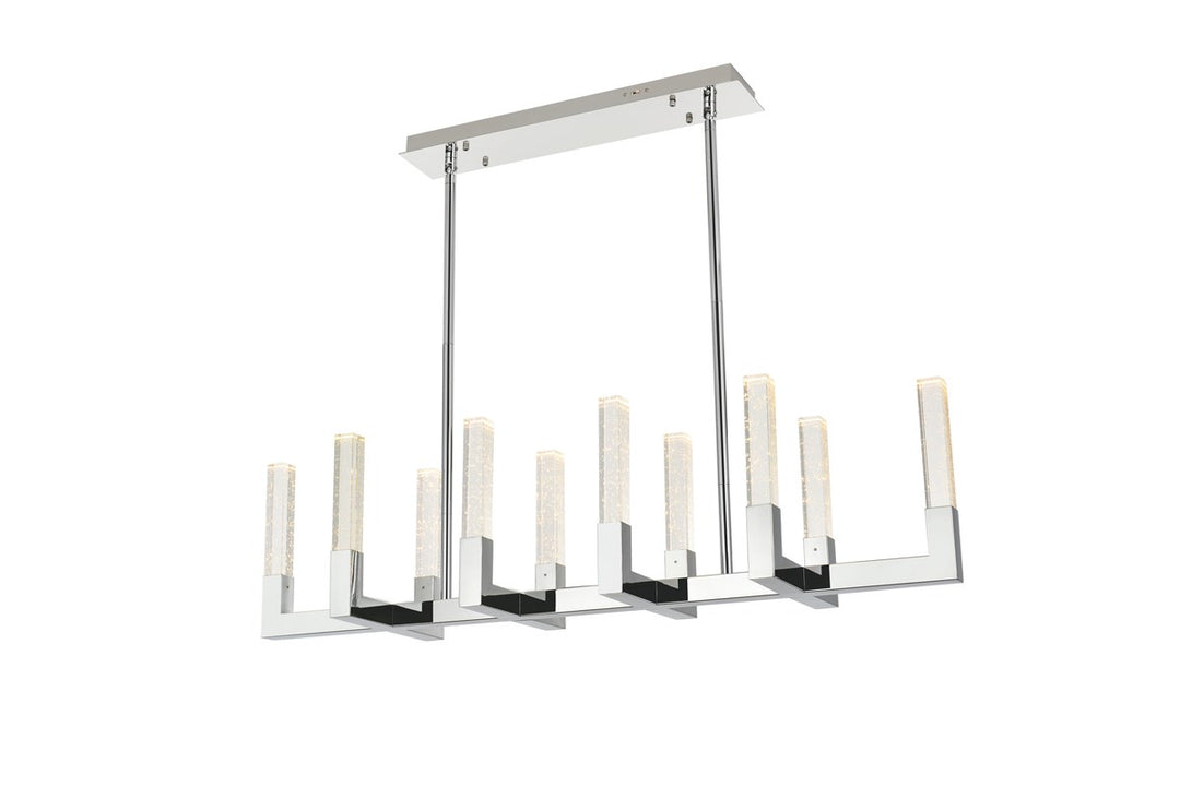 48 Inch Adjustable Led Pendant In Chrome