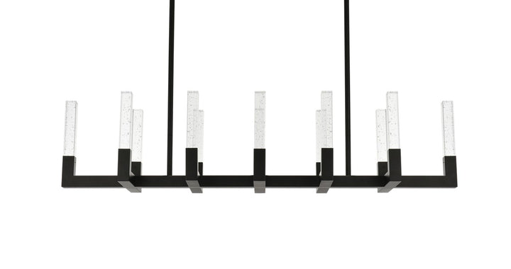 54 Inch Adjustable Led Pendant In Black