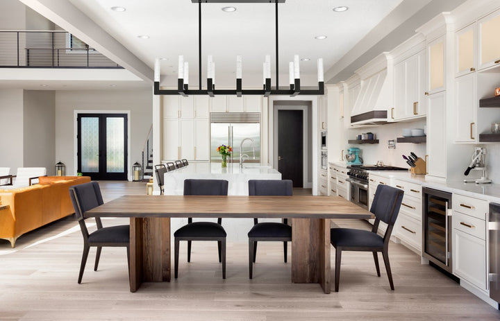 54 Inch Adjustable Led Pendant In Black