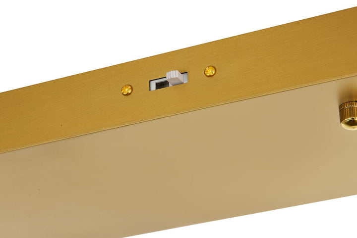 54 Inch Adjustable Led Pendant In Satin Gold