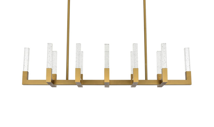 54 Inch Adjustable Led Pendant In Satin Gold