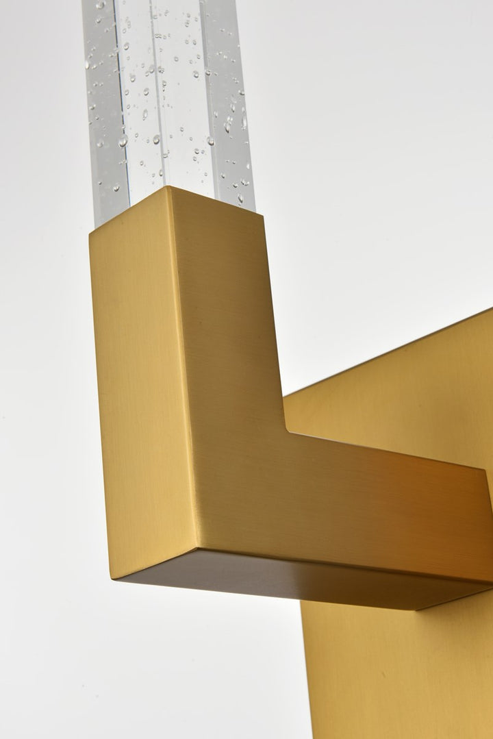 6 Inch Adjustable Led Wall Sconce In Satin Gold
