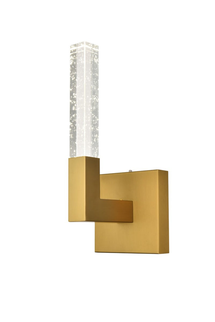 6 Inch Adjustable Led Wall Sconce In Satin Gold