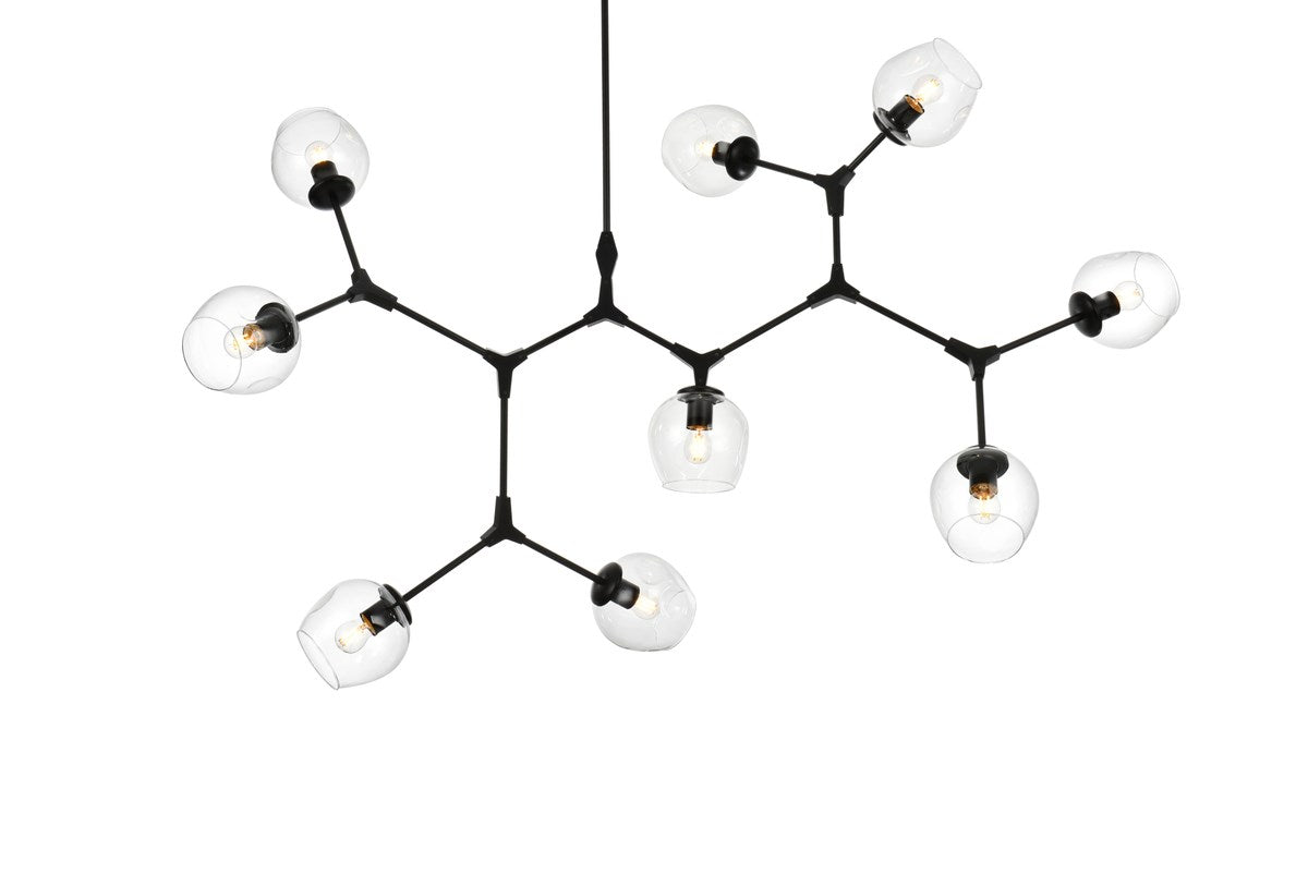 60 Inch Chandelier In Black
