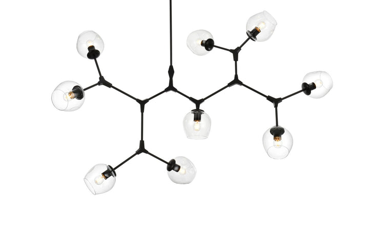 60 Inch Chandelier In Black
