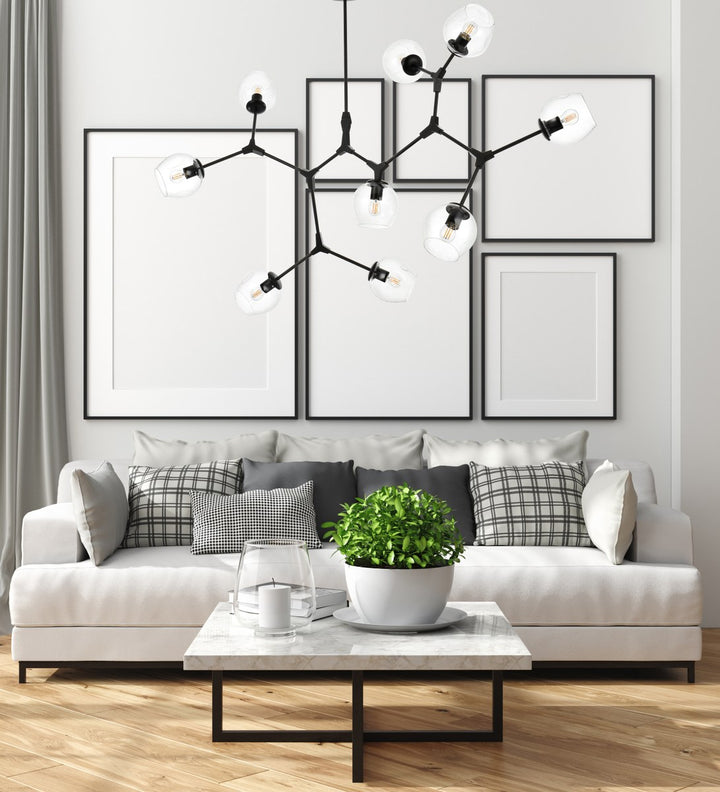 60 Inch Chandelier In Black
