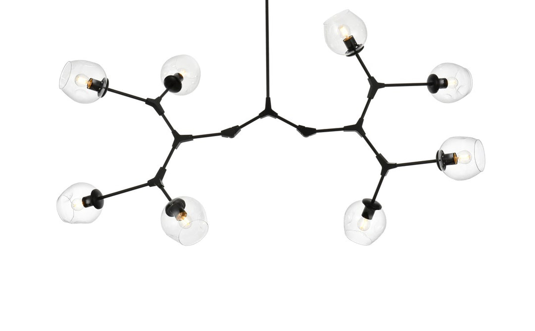 61 Inch Chandelier In Black