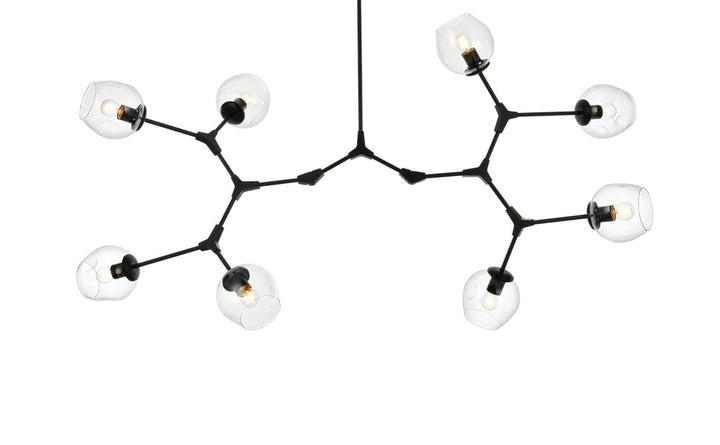61 Inch Chandelier In Black