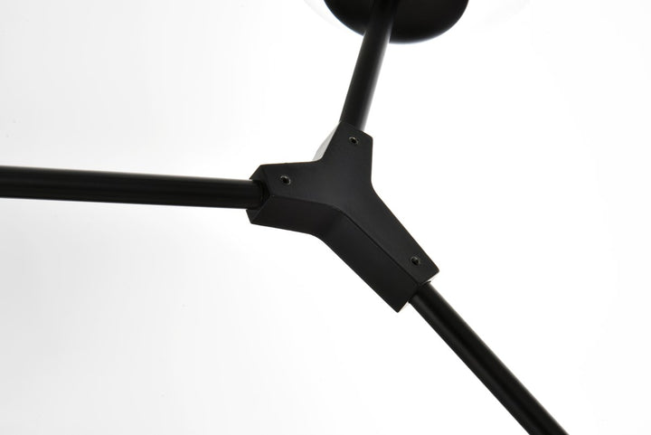 61 Inch Chandelier In Black