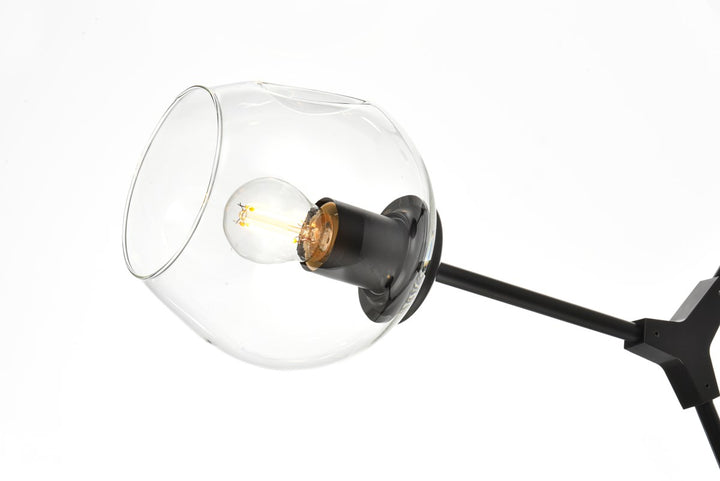 61 Inch Chandelier In Black