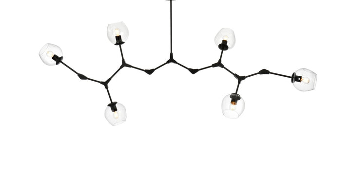 70 Inch Chandelier In Black